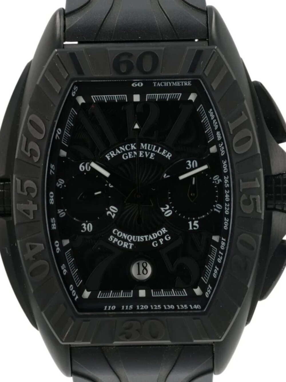 Franck Muller Conquistador Black Dial Titanium 34x48mm Automatic